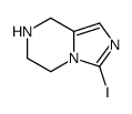 3-iodo-5,6,7,8-tetrahydroimidazo[1,5-a]pyrazine结构式
