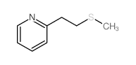 Pyridine,2-[2-(methylthio)ethyl]- Structure