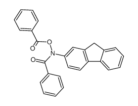 N-Benzoyloxy-N-2-benzoylaminofluoren结构式