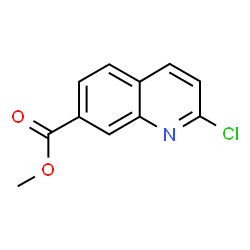 2-氯喹啉-7-羧酸甲酯结构式