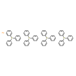 Tetrakis(triphenylphosphine)palladium Structure
