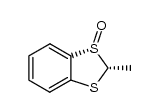 racemic cis-2-methyl-1,3-benzodithiole-1-oxide Structure
