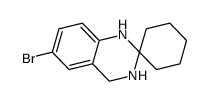 6'-bromo-3',4'-dihydro-1'H-spiro[cyclohexane-1,2'-quinazoline] Structure