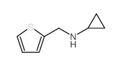 环丙基噻吩-2-基甲基胺结构式