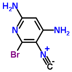 6-Bromo-5-isocyano-2,4-pyridinediamine Structure