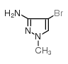 3-Amino-4-bromo-1-methyl-1H-pyrazole Structure
