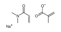sodium,N,N-dimethylprop-2-enamide,2-methylprop-2-enoate Structure