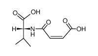 N-maleoyl-D-valine Structure