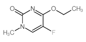 2(1H)-Pyrimidinone,4-ethoxy-5-fluoro-1-methyl- structure