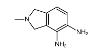 1H-Isoindole-4,5-diamine,2,3-dihydro-2-methyl- Structure