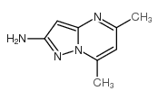 5,7-Dimethylpyrazolo[1,5-a]pyrimidin-2-amine Structure