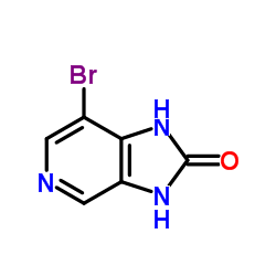 7-溴-1,3-二氢咪唑并[4,5-c]吡啶-2-酮结构式