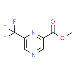 6-(三氟甲基)吡嗪-2-甲酸甲酯结构式