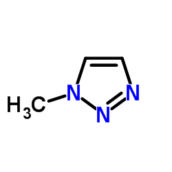 1-甲基-1,2,3-三氮唑结构式