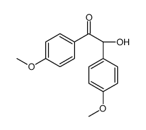 (2S)-2-hydroxy-1,2-bis(4-methoxyphenyl)ethanone结构式