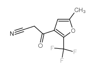 3-[5-甲基-2-(三氟甲基)-3-呋喃]-3-氧丙腈结构式