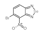 5-BROMO-4-NITROBENZO[C][1,2,5]SELENADIAZOLE结构式