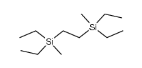 1,2-Bis-(diaethyl-methylsilyl)-aethan结构式