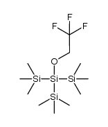 1-[tris(trimethylsilyl)silyl]-2,2,2-trifluoroethanol Structure
