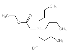 tributyl-(ethoxycarbonylmethyl)phosphanium structure