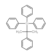 triphenyl-(2-phenylpropan-2-yl)silane结构式