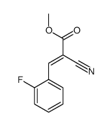 methyl 2-cyano-3-(2-fluorophenyl)prop-2-enoate Structure