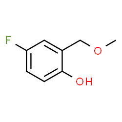 4-氟-2-(甲氧基甲基)苯酚结构式