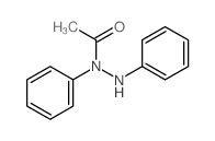 Acetic acid,1,2-diphenylhydrazide结构式