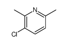 3-chloro-2,6-dimethylpyridine结构式