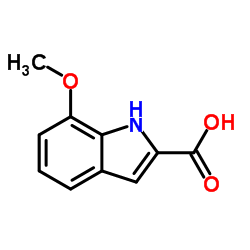 7-Methoxy-1H-indole-2-carboxylic acid Structure