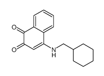 4-(cyclohexylmethylamino)-1,2-naphthoquinone结构式