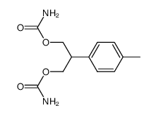 1-p-Tolyl-1,3-diacarbamoyloxy-propan结构式