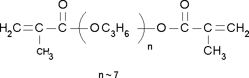 聚乙二醇的甲基丙烯酸二酯结构式