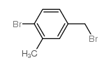 1-bromo-4-(bromomethyl)-2-methylbenzene Structure