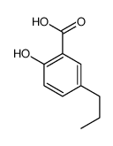 2-hydroxy-5-propylbenzoic acid Structure