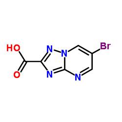 6-Bromo[1,2,4]triazolo[1,5-a]pyrimidine-2-carboxylic acid Structure