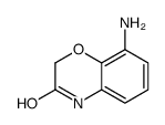 8-氨基-4H-1,4-苯并恶嗪-3-酮结构式
