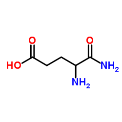 4,5-diamino-5-oxopentanoic acid structure