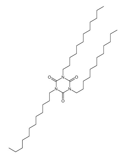 1,3,5-tridodecyl-1,3,5-triazinane-2,4,6-trione结构式