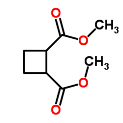 Dimethyl 1,2-cyclobutanedicarboxylate structure