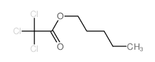 Acetic acid,2,2,2-trichloro-, pentyl ester Structure