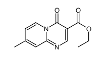8-Methyl-4H-Pyrido[1,2-a]pyrimidine-4-oxo-3-carboxylic acid ethyl ester结构式