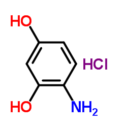 4-氨基间苯二酚盐酸盐结构式