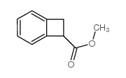 1,2-Dihydrobenzocyclobutene-1-carboxylic acid methyl ester structure