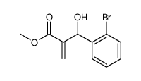 methyl 2-((2-bromophenyl)(hydroxy)methyl)acrylate结构式