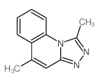 [1,2,4]Triazolo[4,3-a]quinoline, 1,5-dimethyl- Structure