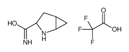 (1S,3S,5S)-2-氮杂双环[3.1.0]己烷-3-甲酰胺2,2,2-三氟乙酸盐结构式