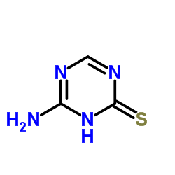 4-氨基-1,3,5-噻嗪-2-硫醇结构式