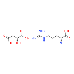 L-ARGININE-L-MALATE结构式