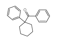 phenyl-(1-phenylcyclohexyl)methanone结构式